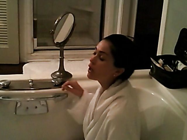 Sexy home video of busty actress Jasmine Waltz