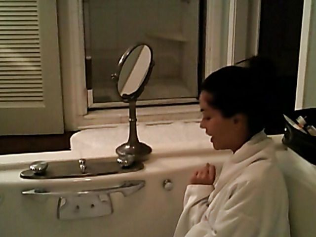 Sexy home video of busty actress Jasmine Waltz