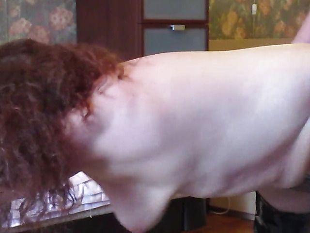 Mature wife in boots and lingerie sucks n fucks