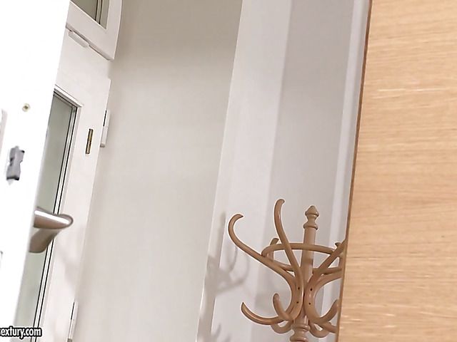 Busty bombshell gets anal fucked after shower