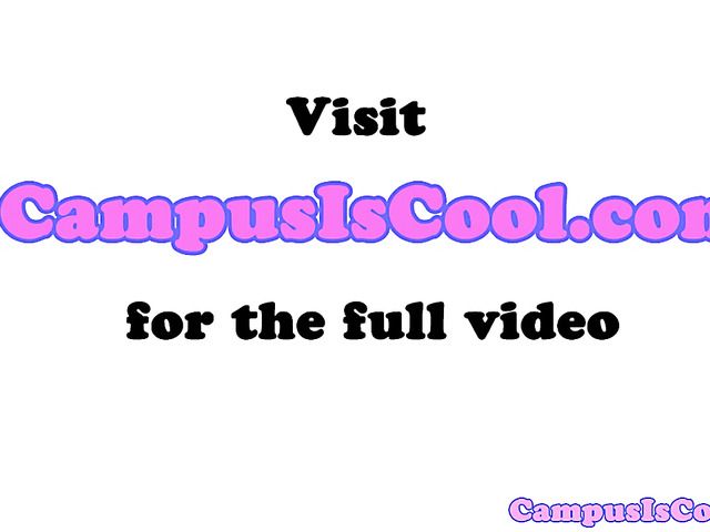 College girls get their young pussies boned