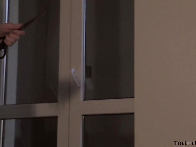 Beautiful lesbian sex with big titted girl