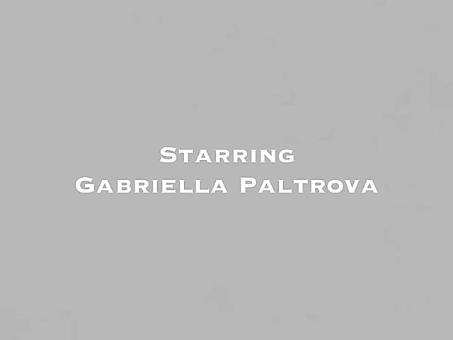 POV blowjob and butt fucking with Gabriella Paltrova
