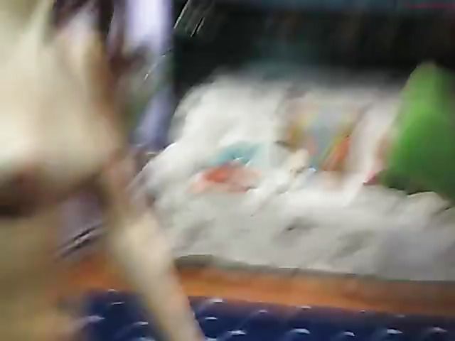 Teen couple fuck in the comfort of their room