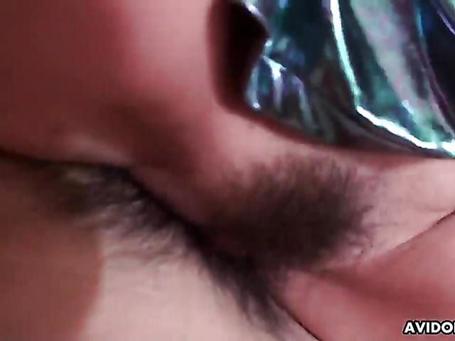 Big titted asian with hairy cunt sucks and gets banged