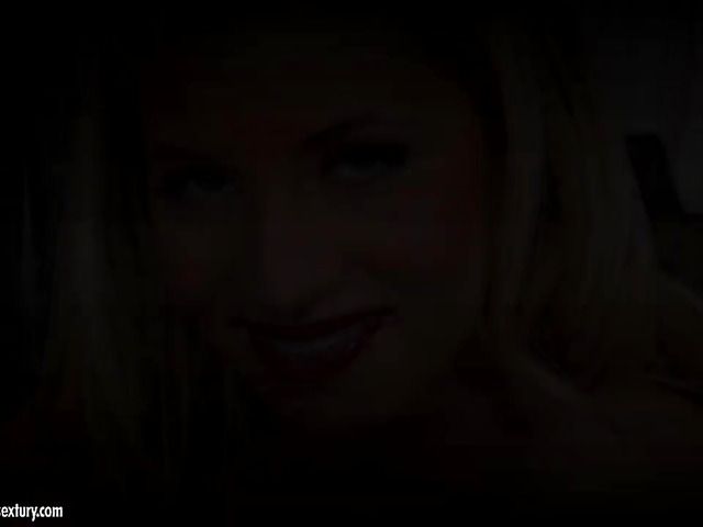 Shaved blonde in red heels gets fucked hardcore