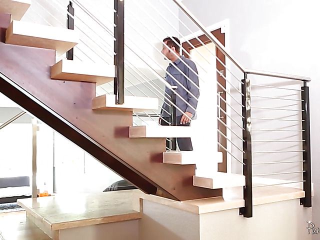 Busty MILF with a perfect body sucks and gets humped