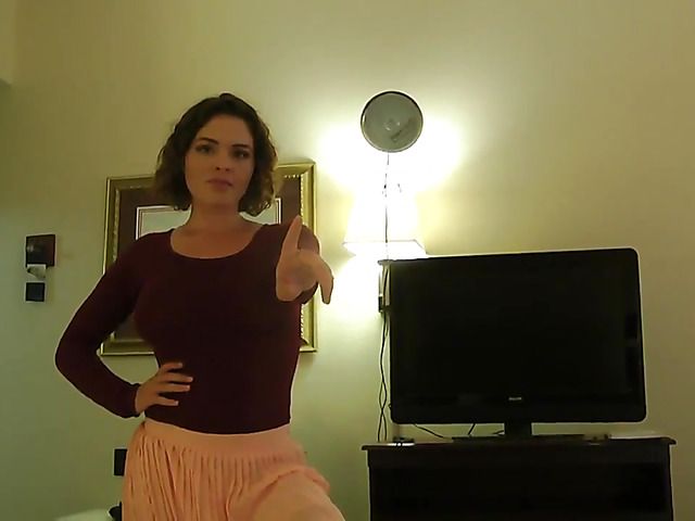 POV sex in the bedroom with gorgeous amateur mom