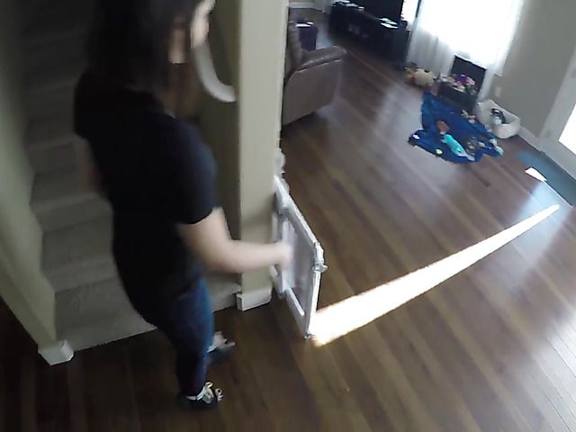 Home sex and creampie in POV with big breasted cutie