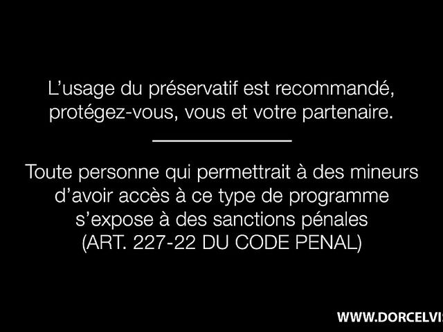 Group anal sex with French babes in stockings