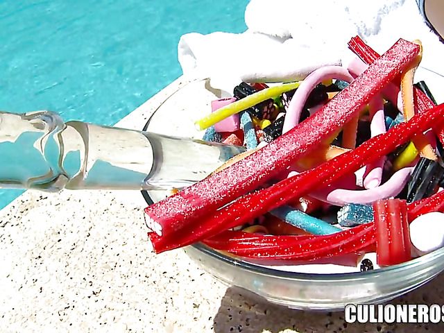 Ass fucking in the sun with asian babe in bikini