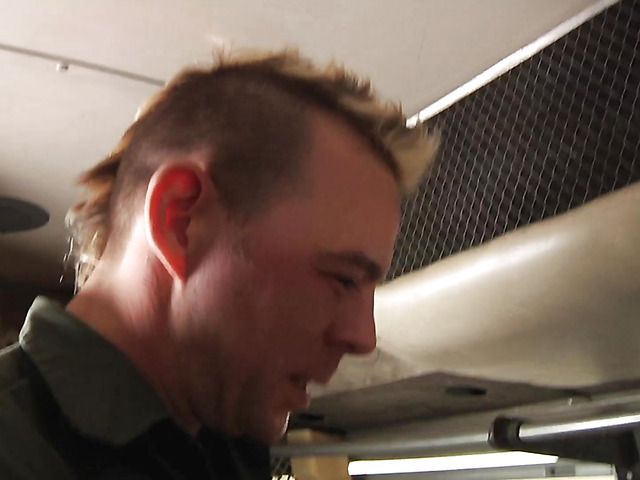 Tattooed prison girl Sophia Santi gets fucked by a guard