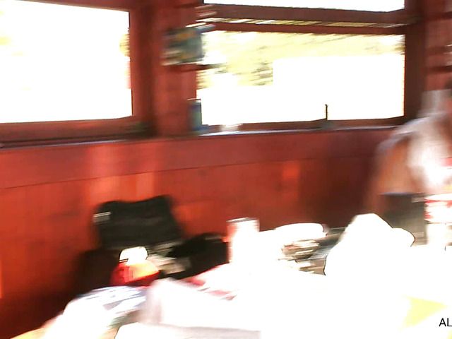 Skinny blonde Boroka fingering and toying her snatch