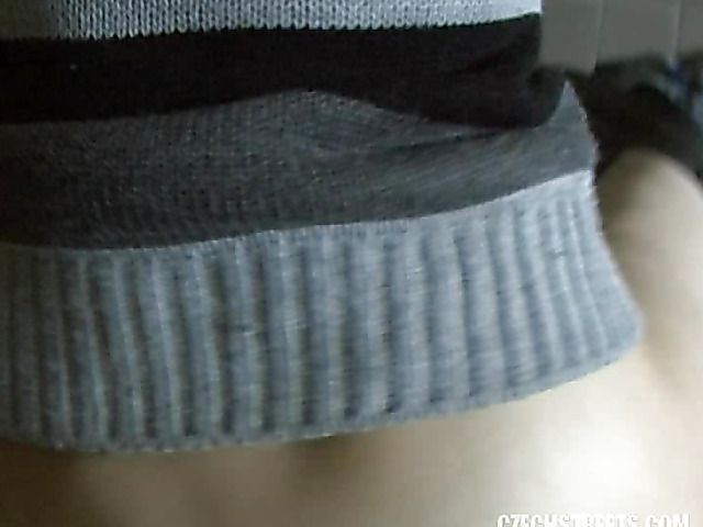 Lovely Czech MILF with hairy pussy picked up for a fuck