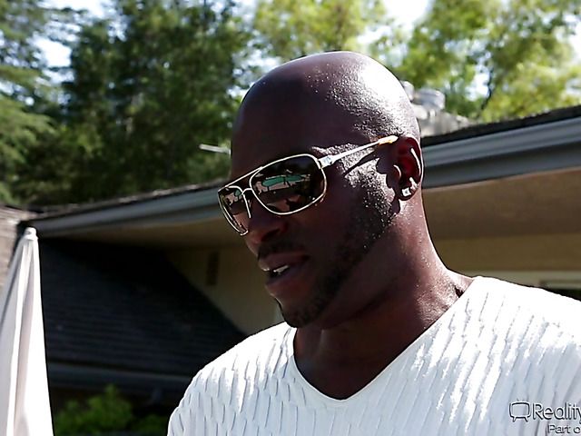 Shaved asian with glasses banged by black guy Lex Steele