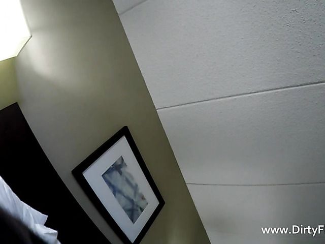 Hotel room sex in POV with hot amateur babe Amirah