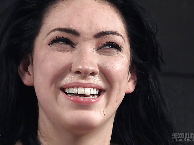 Rough interracial threesome with handcuffed Aria Alexander