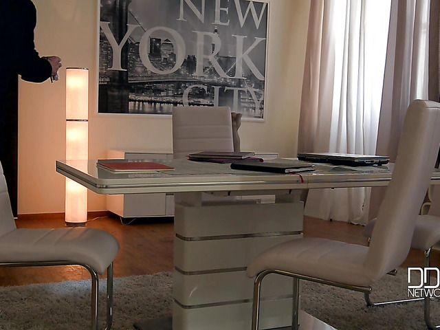 Redhead maid Isabella Lui gets hard fucked by a burglar