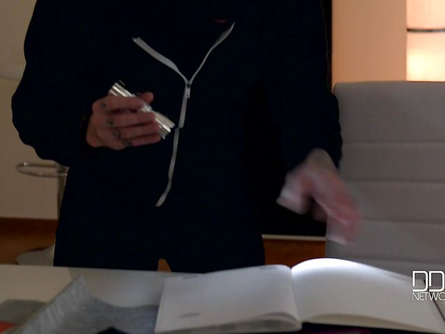 Redhead maid Isabella Lui gets hard fucked by a burglar