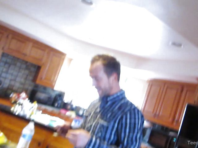 Perfect boobed teen Dillion Harper strips and sucks in BTS