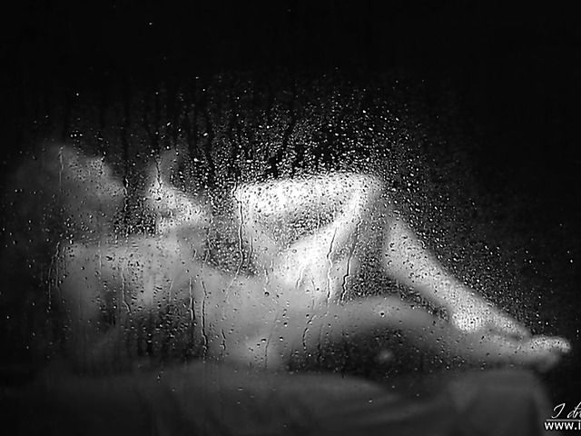 Erotic lesbian video in black and white