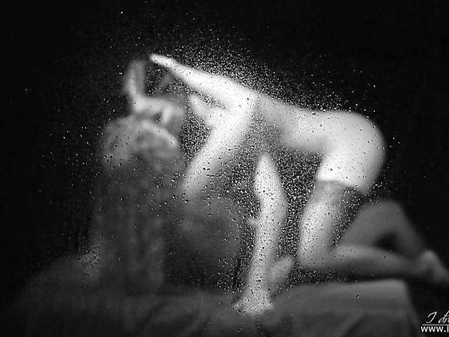 Erotic lesbian video in black and white