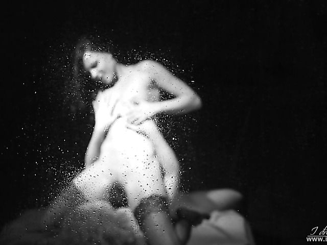 Erotic lesbian video in black and white