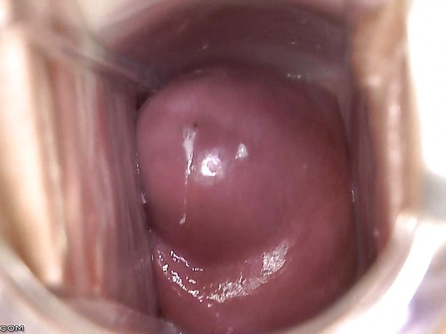 Ashley Jane with speculum shows the inside of her nice pussy