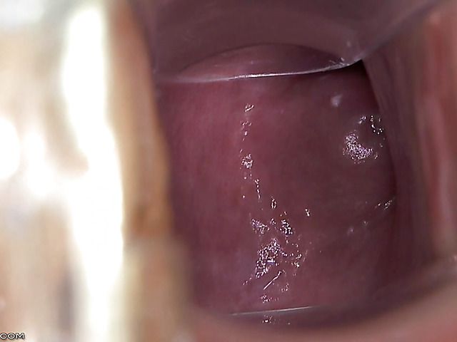 Ashley Jane with speculum shows the inside of her nice pussy