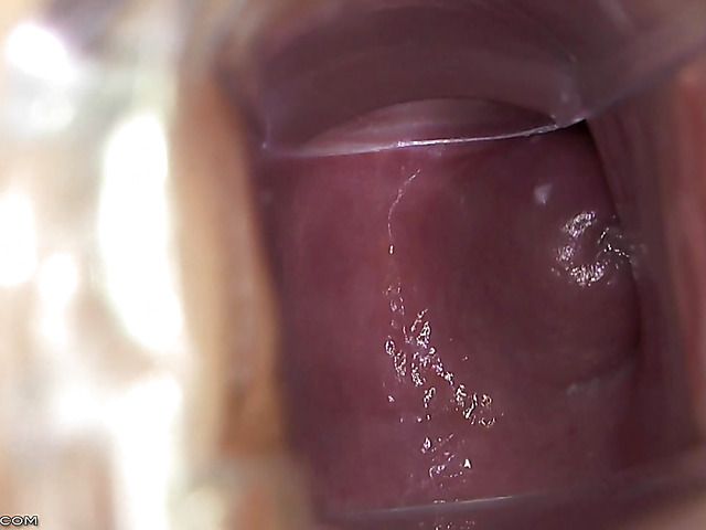 Ashley Jane with speculum shows the inside of her nice pussy