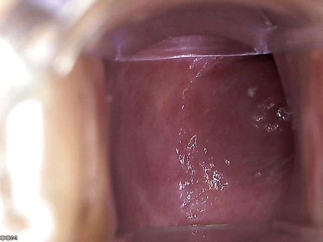 Ashley Jane with speculum shows the inside of her nice pussy