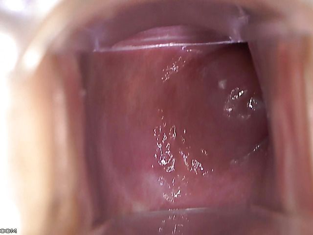 Ashley Jane with speculum shows the inside of her nice pussy