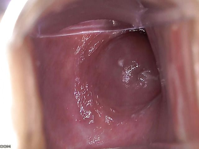 Ashley Jane with speculum shows the inside of her nice pussy