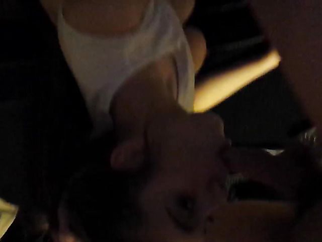 Busty girlfriend gives tit job and blow job