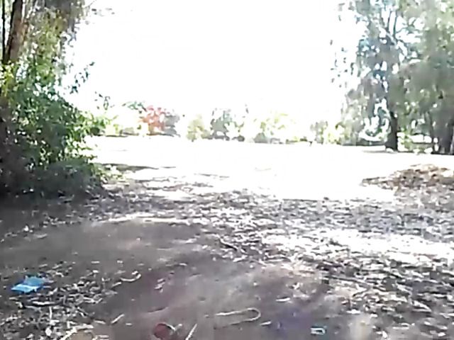 Asian beauty blowing fat dick outside