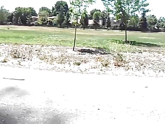 Asian beauty blowing fat dick outside