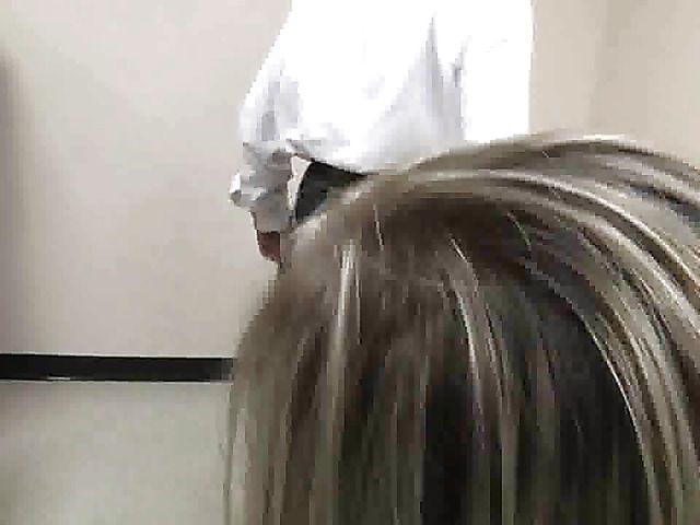Blonde handcuffed and fucked rough in the office