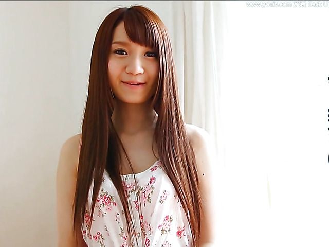 Very cute Japanese teen with hairy pussy