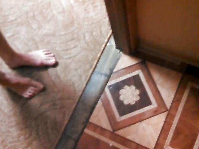 Solo babe riding a dildo