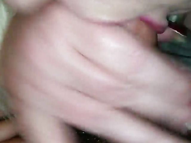Close up blowjob from a blonde amateur