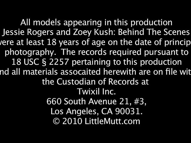 Behind the scenes of Jessie Rogers and Zoey Kus