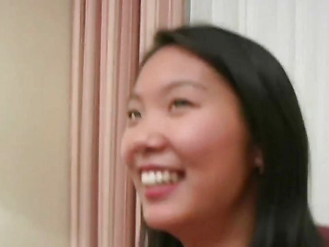 Shaved asian chick from China gets pounded