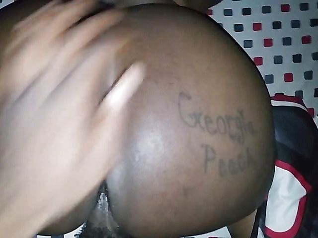 Black BBW Georgia Peach gets doggystyled