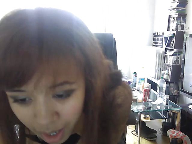 Sex on webcam with asian GF in hot panties