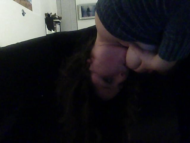 Cute BBW amateur with giant breasts lactating