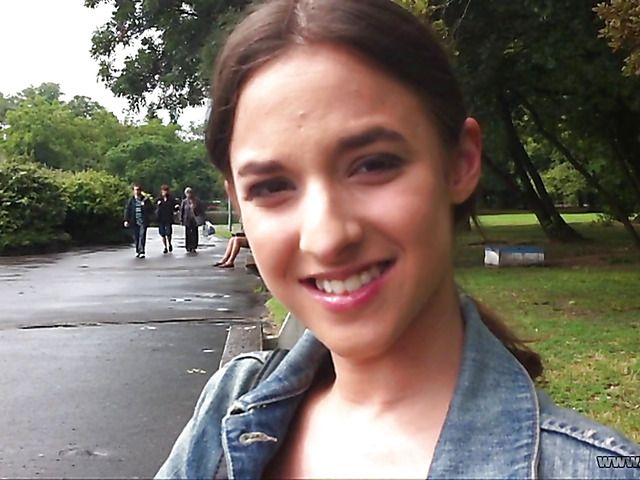 Skinny teen slut in high boots fucking with Jim