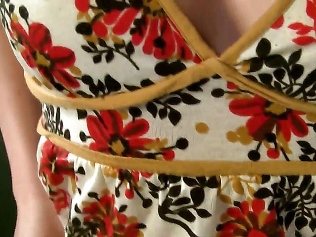 Attractive brunette gets naked and eats cum off her face