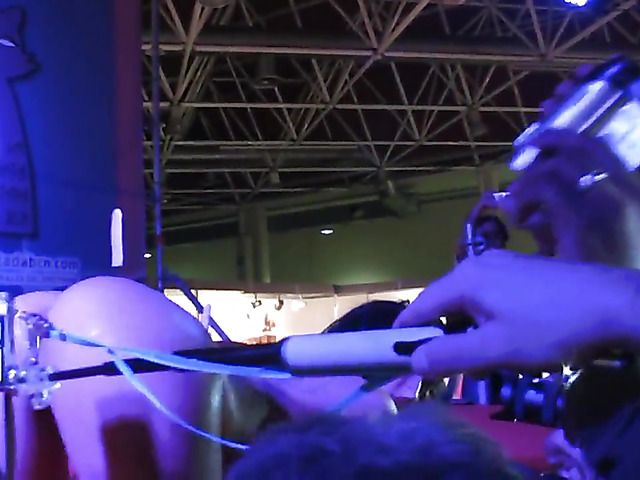 Pole dancing and lesbian sex on stage