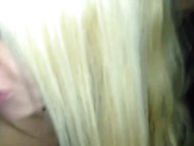 Gloryhole gangbang with a natural born cum slut