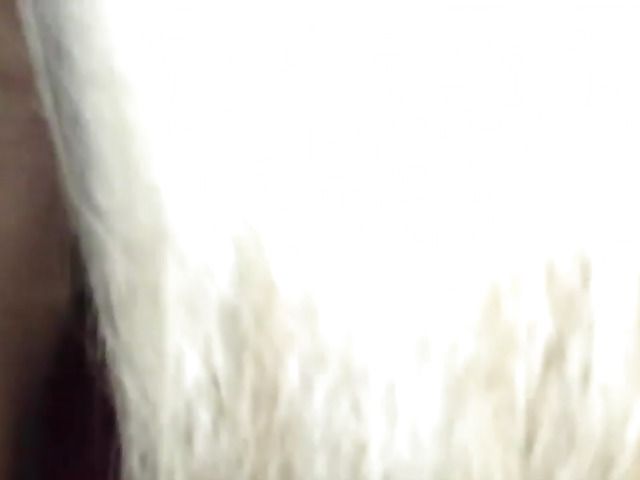 Gloryhole gangbang with a natural born cum slut